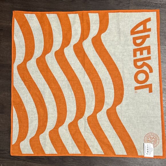 Aperol Spritz square scarf Hankie dog accessory hair tie handkerchief groom gift - Picture 4 of 4